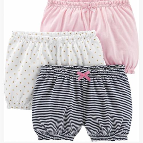 Simple Joys by Carter's Girls 3-Pack Knit Shorts