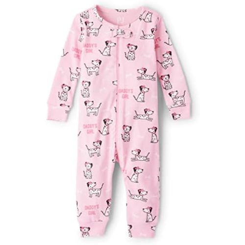 The Children's Place baby-boys And Toddler Long Sleeve 100% Cotton Zip-front One Piece Footed Pajama