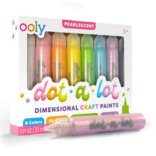 Dot-A-Lot Dimensional Craft Paint, Pearlescent Colors