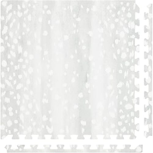 House of Noa Play Mat – 4x8 Moonrock Fawn – Set of 8 Tiles – EVA Foam Play Mat for Floor, Soft Interlocking Mats for Hard Floors