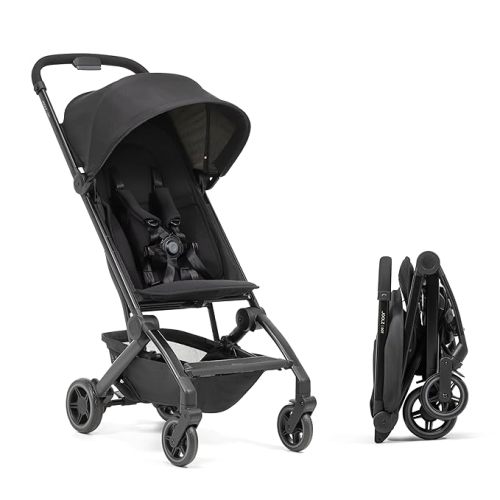 Joolz Dot Ultra Lightweight Travel Stroller – Compact Fold, Airplane Compatible, 5-Point Harness, UPF 50+ Canopy – Easy to Carry City & Travel Stroller - Space Black