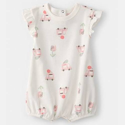 Baby Girl Carter's Ice Cream Truck Short-Sleeve Romper