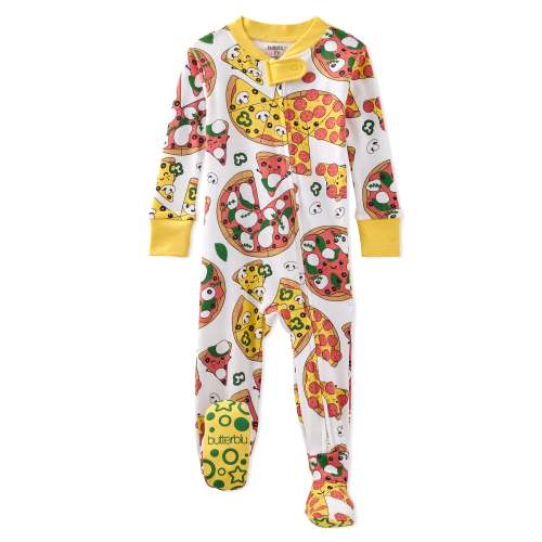 CRUZ Snug-fit Footed Baby Boys Pajamas