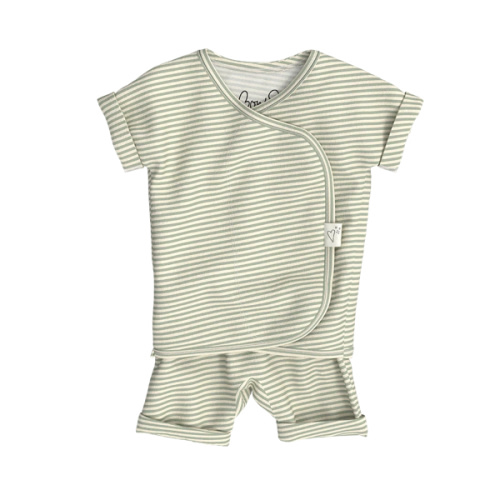 Romper - Mint Twist – Bonsie Skin to Skin Babywear