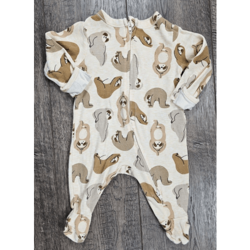 Baby Boy Clothes Old Navy Up to 7lbs Preemie Newborn Sloth Footed Outfit