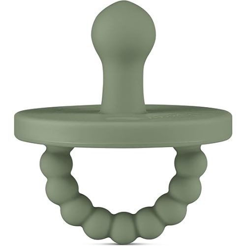 Ryan & Rose Cutie PAT Pacifier Teether (Bulb, Ivy)
