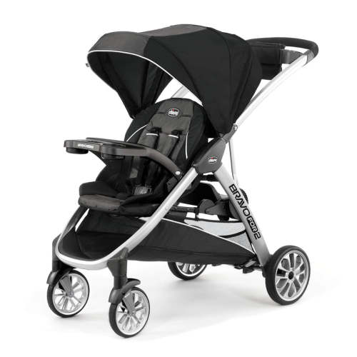 Chicco BravoFor2 Double Stroller, 2024, Iron