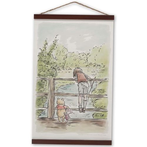 Disney Winnie the Pooh and Robin Hanging Canvas Banner