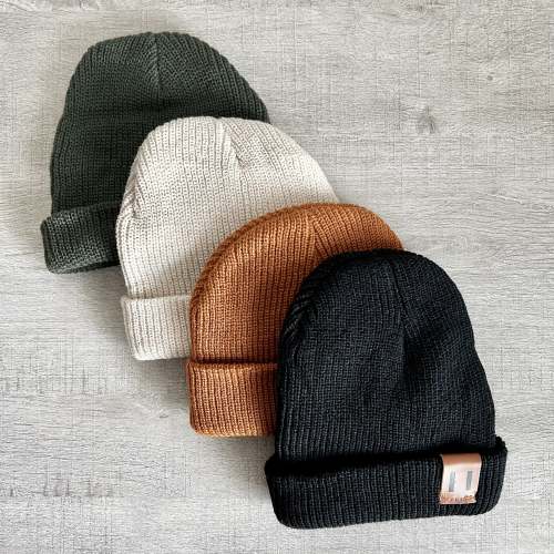 Neutral Knit Hats - Baby & Toddler