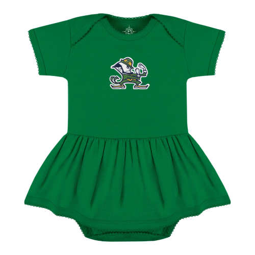 Notre Dame Fighting Irish Picot Bodysuit Dress | College Baby