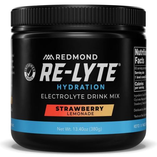 Re-Lyte® Hydration Electrolyte Powder Strawberry Lemonade 60 serving jar