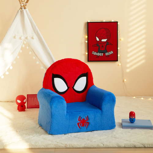 Marvel's Spiderman Vacuum Sealed Figural Foam Chair for Toddlers
