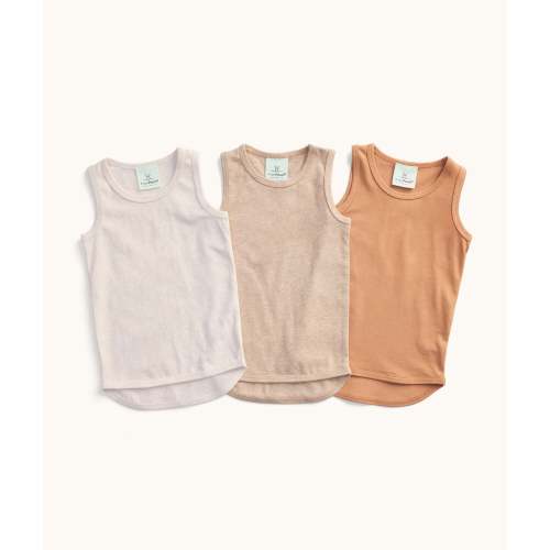 Bodywear 3-Pack Singlets Neutral