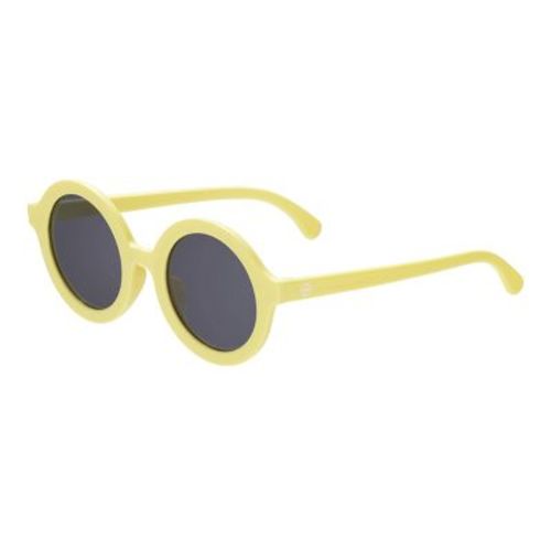 Little Suns by Babiators Rubber Round Sunglasses - Yellow: UV Protection