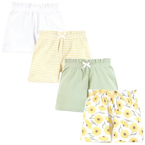 Hudson Baby Unisex Baby Shorts Bottoms 4-Pack
