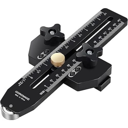 Thin Rip Jig Table Saw Jig Guide for Making Repetitive Narrow Thin Strip Cuts Woodworking Tools Fast Thin Ripping Guide for Table Saw Band Saw Router Table Fits for 3/8" x 3/4" T Slot