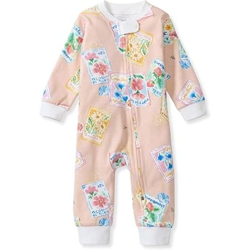 Burt's Bees Baby Unisex Sleep and Play Pajama, Footless One-Piece Zipper PJ