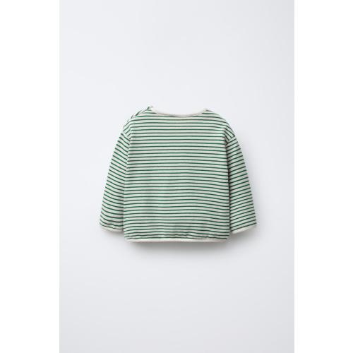 STRIPED T-SHIRT - Green | ZARA United States
