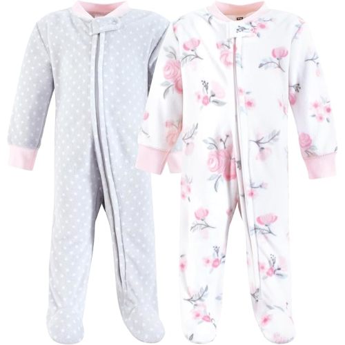 Hudson Baby Unisex Baby Fleece Sleep and Play