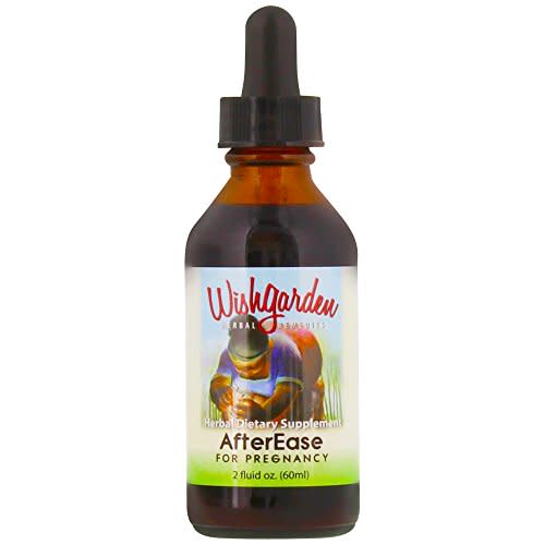 WishGarden Herbs - AfterEase, Organic Herbal Supplements for After Birth Pains, Soothes Normal and Temporary Afterbirth Contractions (2 oz)