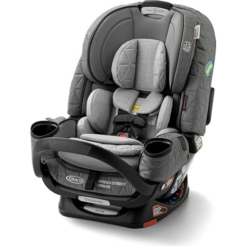 Graco Premier 4Ever DLX Extend2Fit SnugLock 4-in-1 Car Seat Featuring Anti-Rebound Bar, Midtown Collection