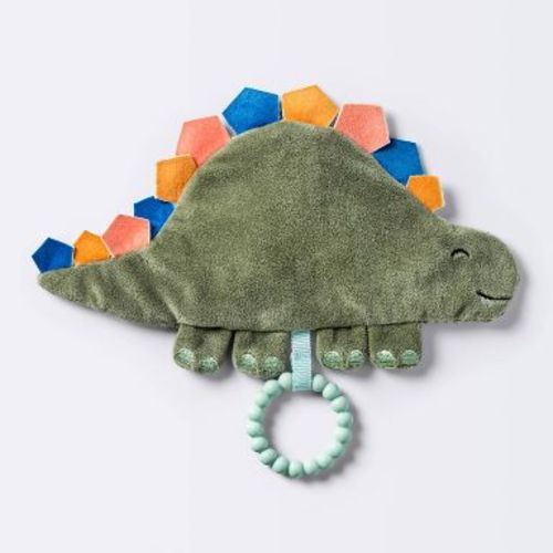 Green Dinosaur Crinkle Paper - Cloud Island™: Baby Learning Toy, Multiple Textures, Animals Focus