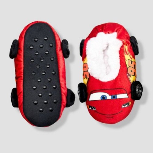 Toddler Cars Character Slipper Socks - Red 2T-3T
