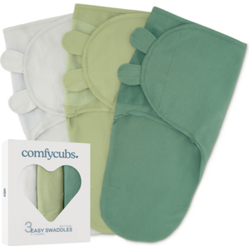 Easy Swaddle Blankets - Pack of 3, Large