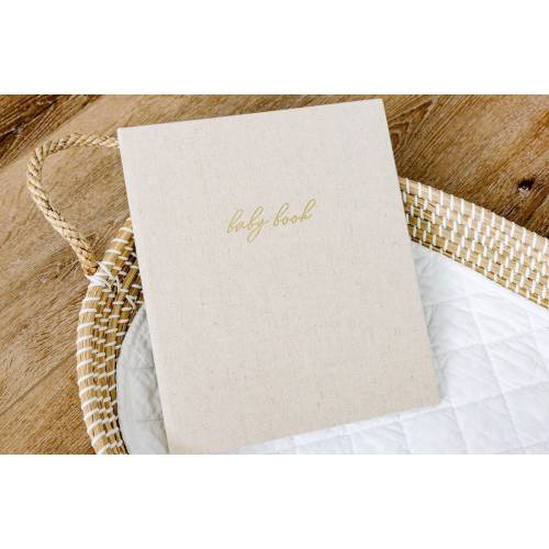 Baby Memory Book: First Year Keepsake (Sand)
