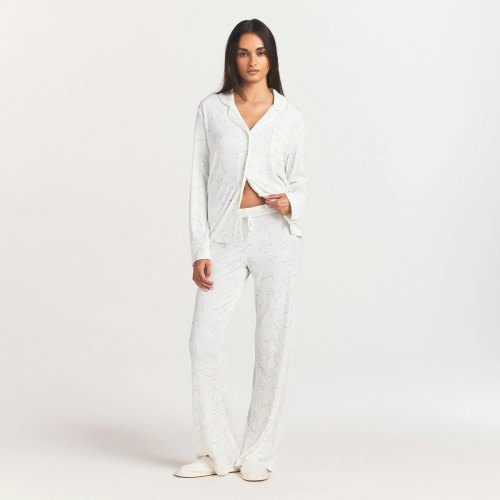 SOFT LOUNGE SLEEP SET | HEATHER GREY | SKIMS