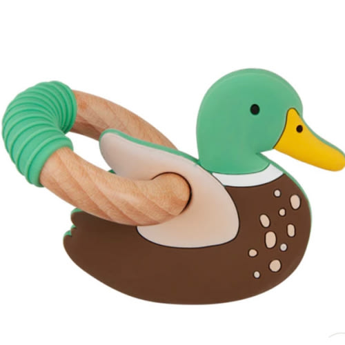 Mallard Duck Silicone Teether