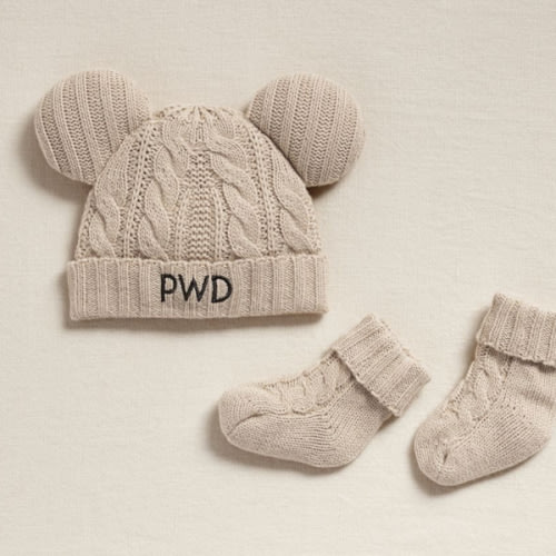 Disney Home x Sanderson Mickey Mouse Hat and Bootie Set