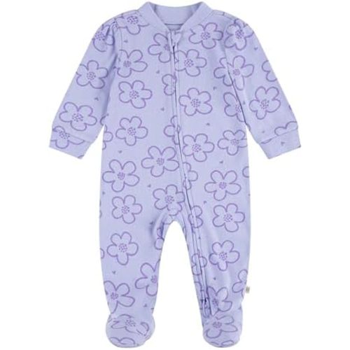 HUGGIES Baby Baby Viscose Printed Footed Coverall