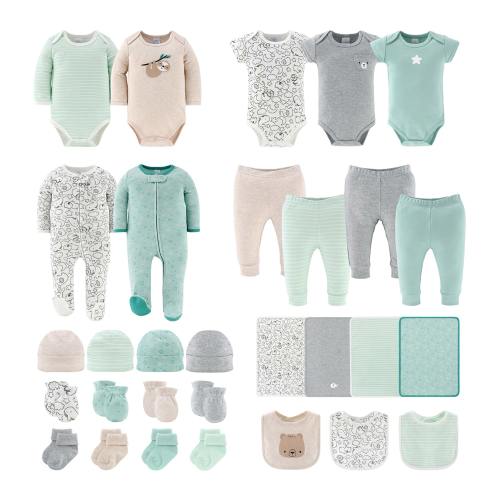 The Peanutshell 0-3 Month Baby Unisex 30-pc. Baby Clothing Set