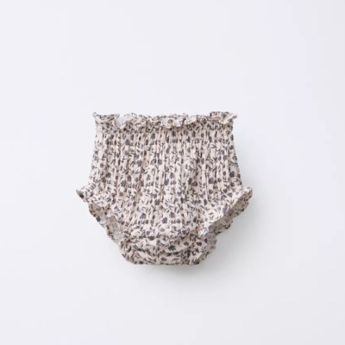 TEXTURED FLORAL BOTTOMS - Ecru | ZARA United States