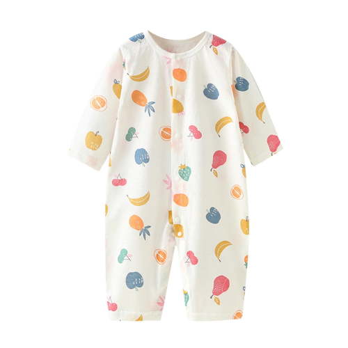 XUNKUSGA born Baby Romper - Unisex Cotton Bodysuit for Infant Baby Boys Girls Long Sleeve Button Solid Jumpsuits Baby Pajamas Outfits Clothes,0-24Months