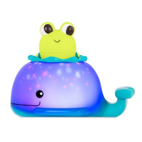 Land of B. Frog & Whale Bath Toy Set - Glow & Splash