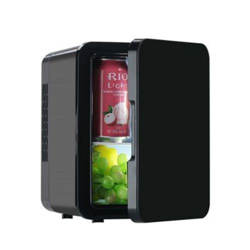 QuickBite Mini 4L 6 Can Cooler Fridge & Warmer, Black