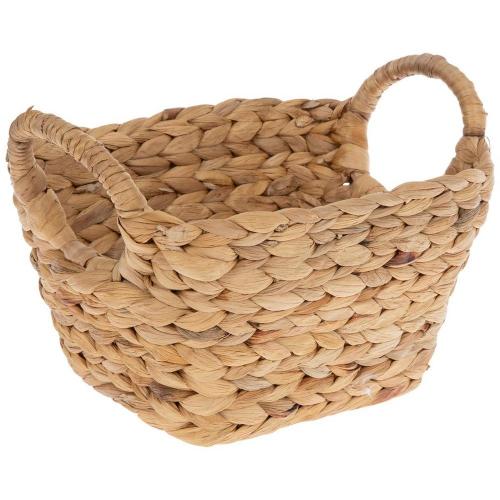 Water Hyacinth Rectangle Braided Basket