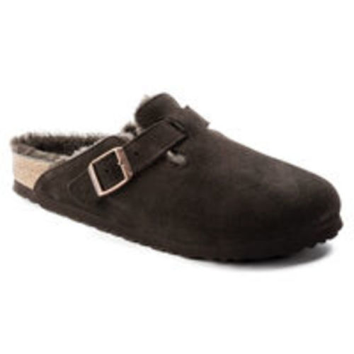Birkenstock Boston Shearling Suede Leather