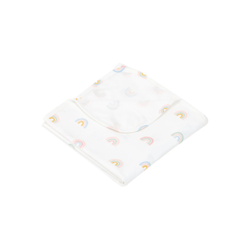 Cotton Jersey Blanket - Rainbow