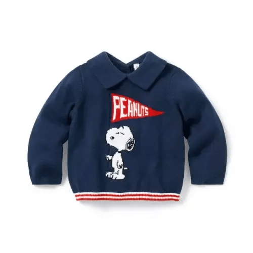 Baby Merchant Marine PEANUTS™ Snoopy Baby Sweater by Janie and Jack
