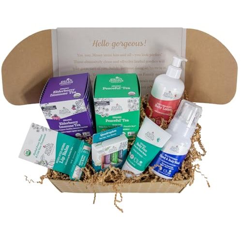 Earth Mama Signature Collection | Self Care Gifts for New Mom (9-Piece Set)
