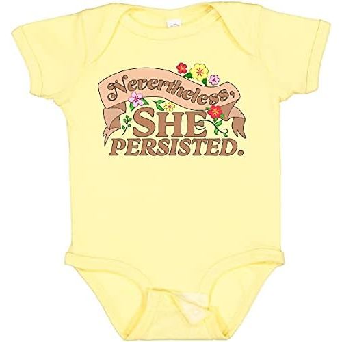 inktastic Nevertheless, She Persisted Baby Bodysuit