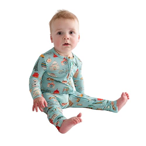 Posh Peanut Convertible Baby Sleepers, Boy Toddlers Footless Pajamas | True To Size Fit With 2-Way Zipper, Convertible Mittens/Footies With Grips, Tagless Gentle Comfort, Easy Care Wash