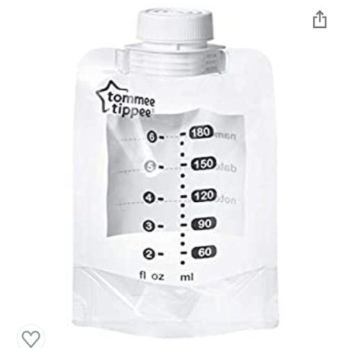 Tommee Tippee Pump & Go Breast Milk Storage Bags - 70pk