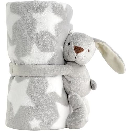 CREVENT 30''X40'' Organic Muslin Cotton Baby Blanket for Newborns, Soft Mink Backing, Essential for Baby Shower Birthday Gift - Pink 75X100cm