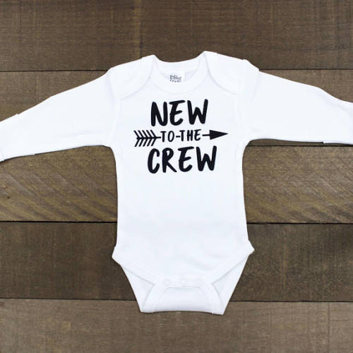 New To The Crew Bodysuit Baby Boy Bodysuit Baby Boy Take