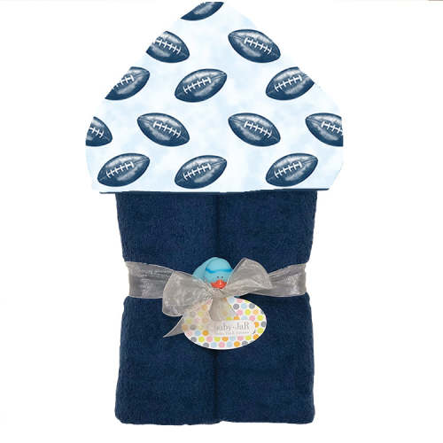 Deluxe Hooded Towel - Football