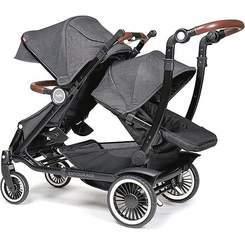 Austlen Entourage 2.0 Double Stroller in Black (Also Available in Navy)